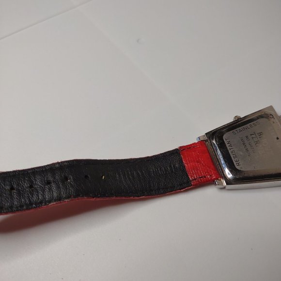 Bijoux Terner Silver Tone And Red Watch - Picture 10 of 11